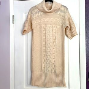 Banana Republic Cream Sweater dress M